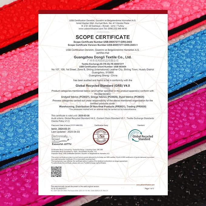 Didog Soft Padded Dog Collars for Small Dogs, Colorful and Durable Dog Collar with Quick Release Buckle, Light and Breathable for Daily Walking, Red, S