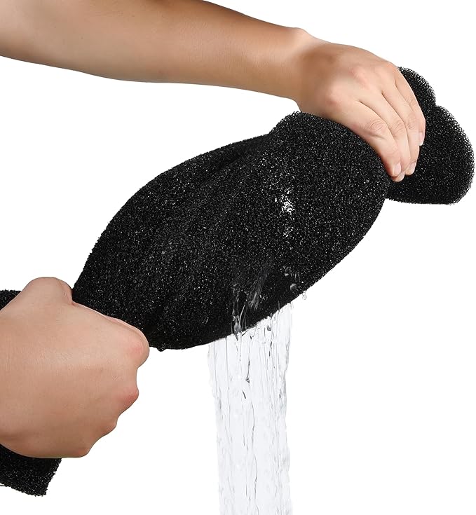 Hipanda 2 Pack Aquarium Bio Filter Sponge Pad 20"x20"x1",20PPI, Bio Filter Media Foam Pad Sponges, Cut-to-Size Open Cell Foam Sheet for Fish Tank