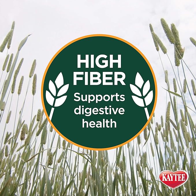 Kaytee All Natural Timothy Hay Plus Mint for Guinea Pigs, Rabbits & Other Small Animals, 24 Ounce (Pack of 2)