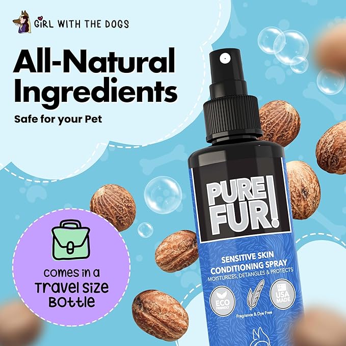 Pure Fur! Sensitive Skin Pet Conditioning Spray, 8 oz