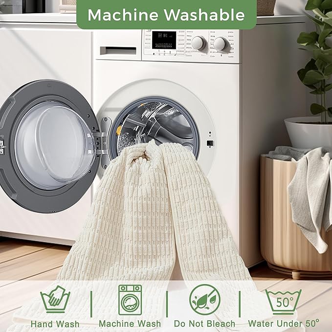 Washable Pee Pads for Dogs, Reusable Puppy Pads Dog Pads, Non-Slip Dog Pee Pads, Leak-Proof Pet Pee Pads Wee Wee Pads for Dogs. (Cream White, 18"x24"(Pack of 2))