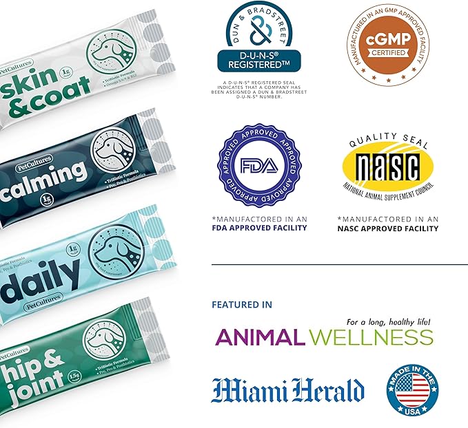 Hip and Joint Synbiotic Formula - 600mg Glucosamine, Chondroitin, MSM, and Probiotics in 30 Packs