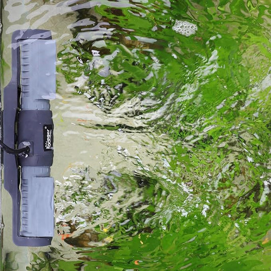 hygger Aquarium Gyre Wave Maker Fish Tank Cross-Flow Pump Adjustable Aquarium Water Circulation Powerhead with Controller Magnetic Base