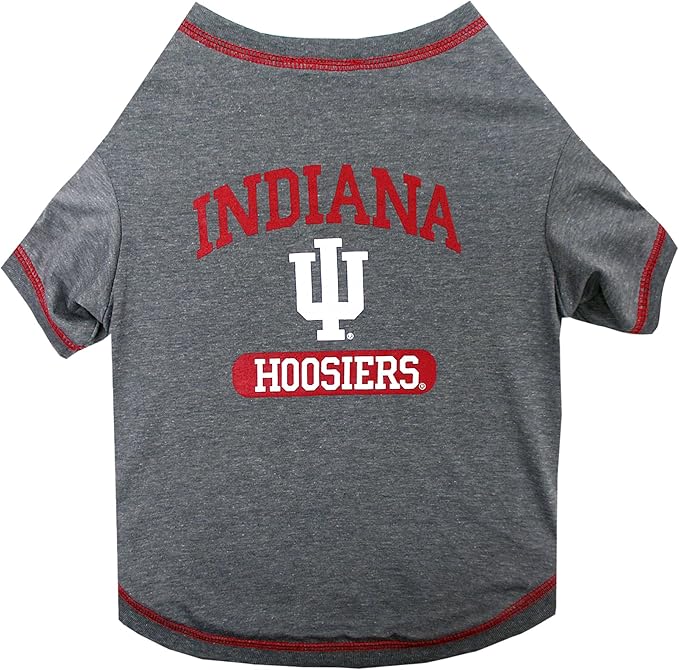 Pets First NCAA Indiana Hoosiers Dog T-Shirt (Small to Large)