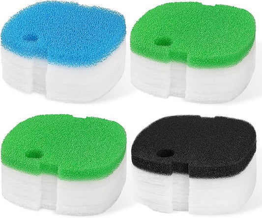 AQUANEAT Replacement Canister Filter Pads Compatible with SUNSUN HW-302 Aquarium Filter Media Sponge Floss