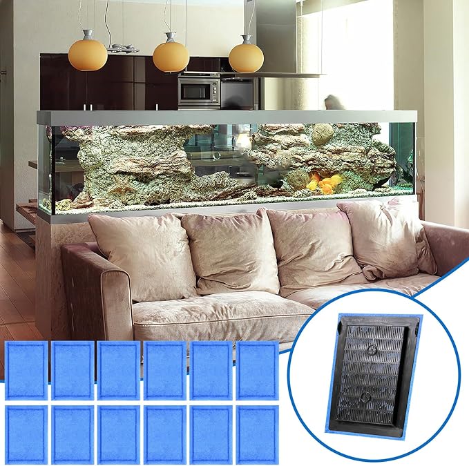 12 Pcs 10-20 Gallon Aquarium Filter Replacement for EZ-Change #2, Fish Tank Filter Cartridge for Aqua-Tech Brand 10 to 20 Power Filters for Healthier Fish