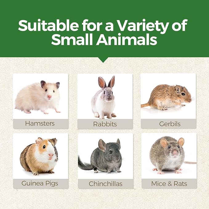 TEEWY 3PCS Guinea Pig Toys, Prevent Teeth Overgrowth, Natural Vegetables and Timothy Grass, Hamster Chew Toys, Guinea Pig Chew Toys, Chinchilla Toys, Donut-Shaped