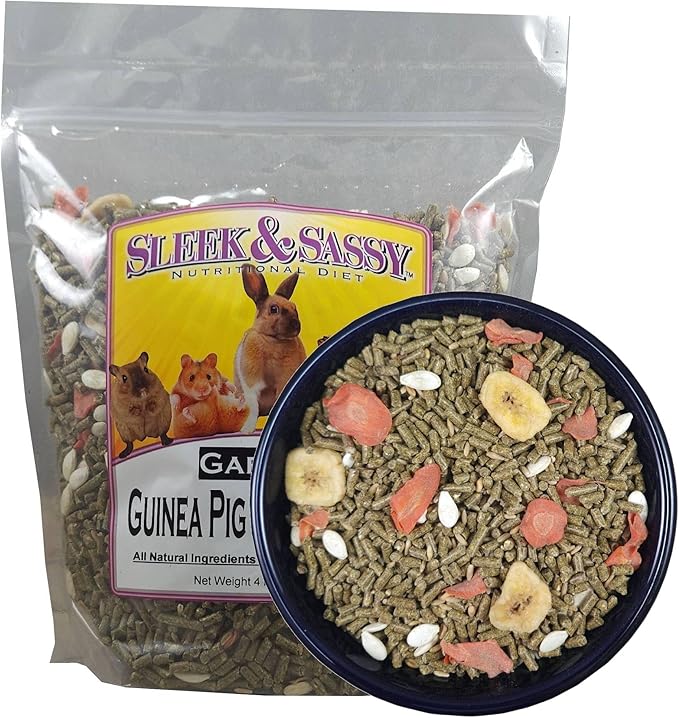 SLEEK & SASSY Garden Guinea Pig & Rabbit Food (4 lbs.)