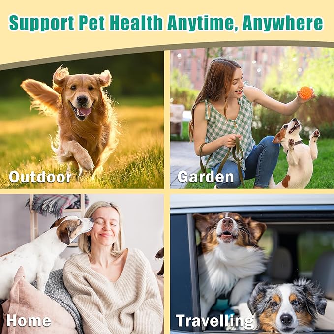 Dog Teeth Dental Finger Wipes for Dogs & Cats No-Rinse Dog Finger Toothbrush Dog Plaque & Tartar Prevention with Brushing Beads Dog Breath Freshene 50pcs