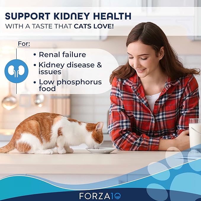 Forza10 Kidney Care Cat Food – Renal Support Wet Cat Food with Lamb, 3.5 oz Cans, 32 Pack – Vet Formulated, Made in Italy