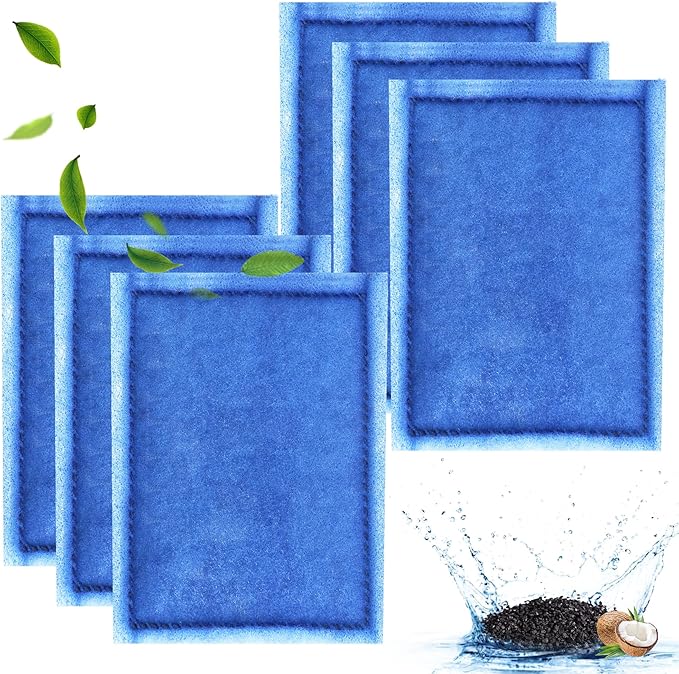 Nebulist 6 Pack Rite-Size B Filter Cartridges Compatible with MarineLand Penguin PRO Power Filters 100/125/175 & Original Penguin Power Filter 150 and Aqua-Tech 10-20 Gallon Fish Tank Filters