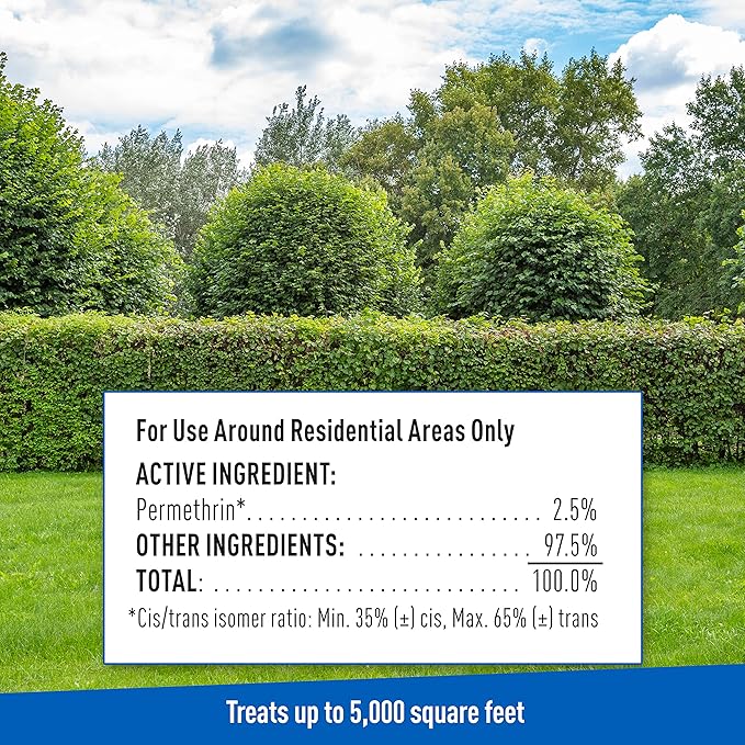 Adams Plus Yard Spray ; Kills Mosquitoes, Fleas, Ticks, Ants, And Many Other Listed Nuisance Pests in Outdoor Areas ; Treats Up to 5,000 Square Feet ; Easy To Use Hose-End Spray ; 32 Fl Oz