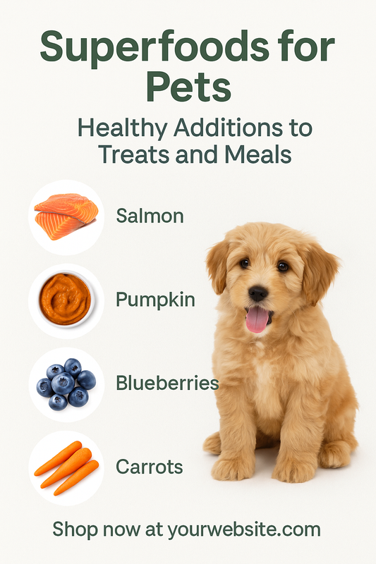 🥦 Superfoods for Pets: Healthy Additions to Treats and Meals