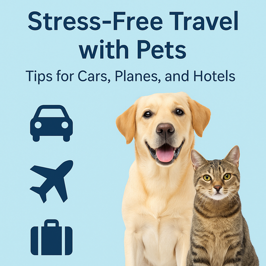 🐾 Stress-Free Travel with Pets: Tips for Cars, Planes, and Hotels