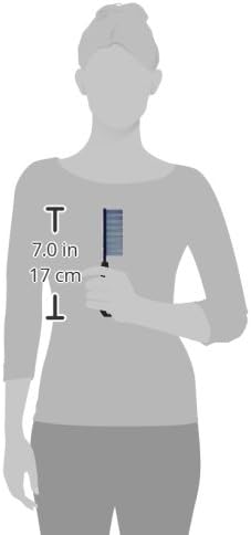 Resco Professional Anti-Static Dog, Cat, Pet Comb for Grooming, Steel Pins, Fine Tooth Spacing, Candy Blue