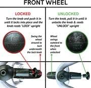 Midlee Dog Red Bike Stroller (Large)