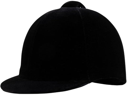 Dura-Tech Velvet Horse Riding Hunt Cap | Classic English Equestrian | Hunter Class Elegance | Use in Breed Show | Color Black