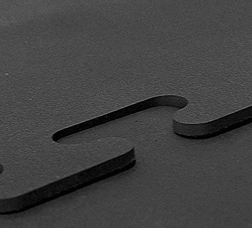 American Floor Mats - Heavy Duty Horse Mats - Slip Resistant, Black, 14" x 14" Square Tiles, 49 Tiles Total, 0.75" Thick