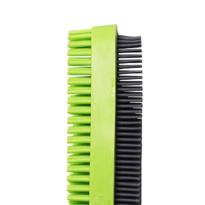 Rubber Pet Hair Removal Brush for Couch Clothes Dog Cat Pet Hair Carpet, Also Used as Dog Cat Bath Brush with Massage Effect