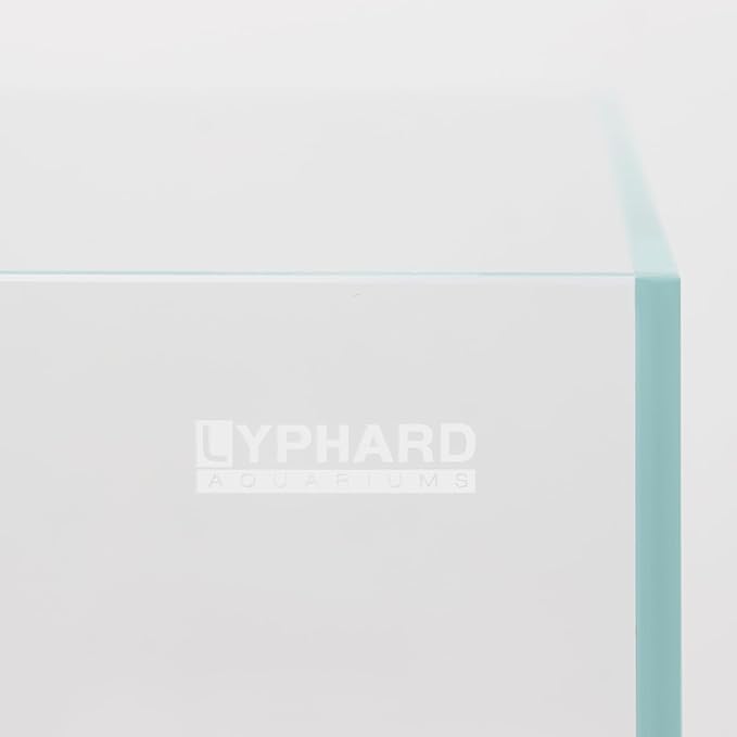 15 Gallon Rimless Aquarium, Ultra Clear Glass Low Iron Rectangular Fish Tank L19.6×W13×H13.8 Inches Thickness 6mm with EVA Foam Mat Included