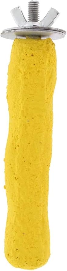 Comfort Grip Safety Perch for Bird Cages - Pedicure Perch for Birds to Keep Nails and Beaks in Top Condition - Safe Easy to Install Bird Cage Accessories - X-Small 4.5"