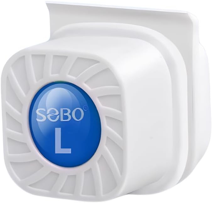 Mini Magnetic Aquarium Brush with Scraper Blade - Fish Tank Dirt Remover for Small Glass/Acrylic Tanks, Safe for Betta & Shrimp (5-20 Gallon) (Large with Scraper)