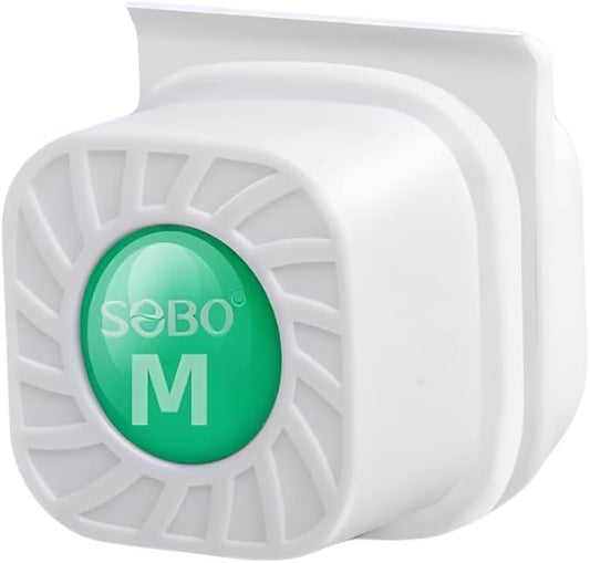 Mini Magnetic Aquarium Brush with Scraper Blade - Fish Tank Dirt Remover for Small Glass/Acrylic Tanks, Safe for Betta & Shrimp (5-20 Gallon) (Middle with Scraper)