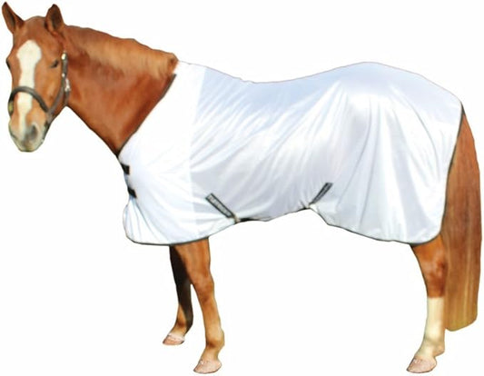 TuffRider Comfy Mesh Fly Sheet | UV Protection Horse Sheet, Standard Neck, 130 Grams Breathable Polyester Mesh