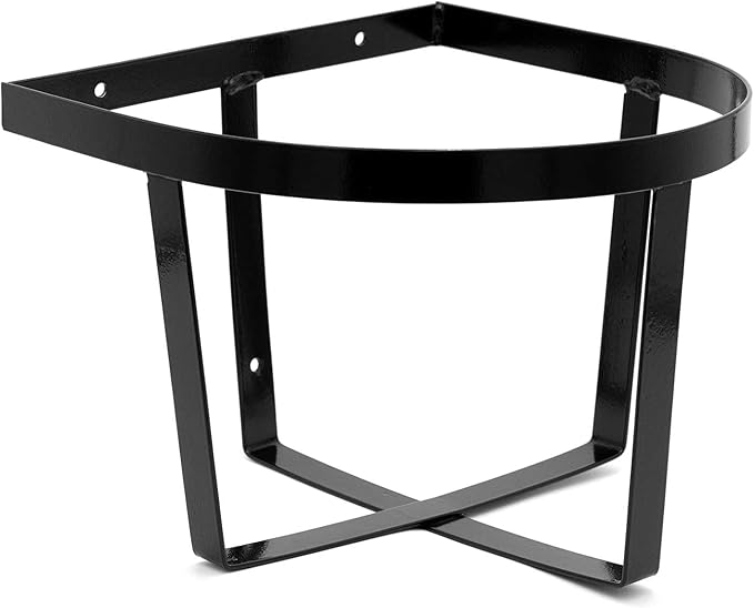 Jeffers Classic Steel Bucket Holder – Heavy Duty Safe Hook for 20 Quarts Buckets, Water or Feed – Mounts on Barn, Stable, Fence – Pet, Farm, Horse, Livestock Use – Top Organizer Gift