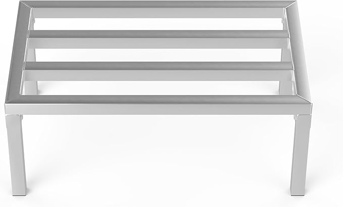 18 in X 30 in. Aquarium Stand | Industrial Style Aluminum Fish Tank Base with Open Frame Design