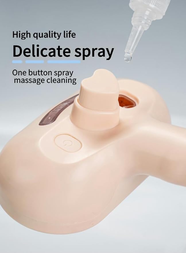 Pet Grooming Steam Brush, Pet Spray Hair Removal Comb, Anti-Static, Rechargeable, Comfortable Grip, for Dogs & Cats, Spray Hair Removal Comb, Steam Brush for Shedding & Grooming, Green