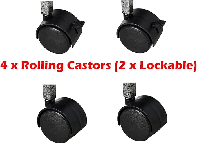 X-Large Elegant and Durable Wrought Iron Play Ground Perch Stand Top Climbing Ladder Bird Parrot Rolling Metal Cage with Around Seed Guard Storage Shelf On Heavy Duty Lockable Rolling Wheels