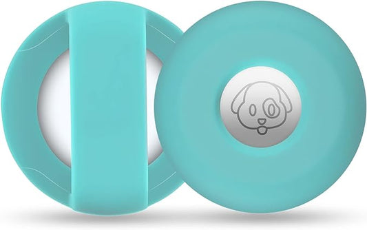 Airtag Holder for Dog Collar, Cibaabo Silicone Air Tag Case Cover Compatible with Apple Airtags for 0.8-1.2inch Cat Pet Collar Harness Loop