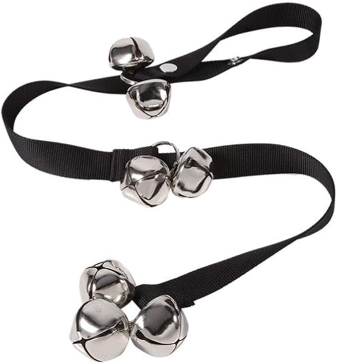 Dog Doorbells for Potty Training/Door Knob/Go Outside, Premium Quality Dog Bells, 7 Extra Large Loud 1.4 DoorBells, Adjustable Door Bell, Training Your Puppy The Easy Way