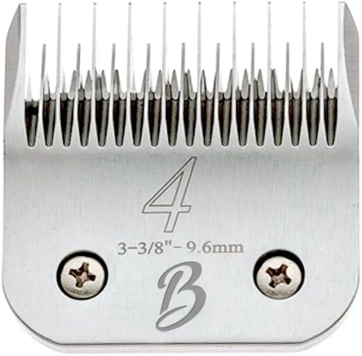 Detachable A Series 4 Blade Dog Grooming Skip Tooth Cuts Length 3 3/8" - 9.6mm Japanese High Carbon Steel Dog Grooming Blade Supplies | Detachable Blade Clippers (Compatible A5 Series(B4)