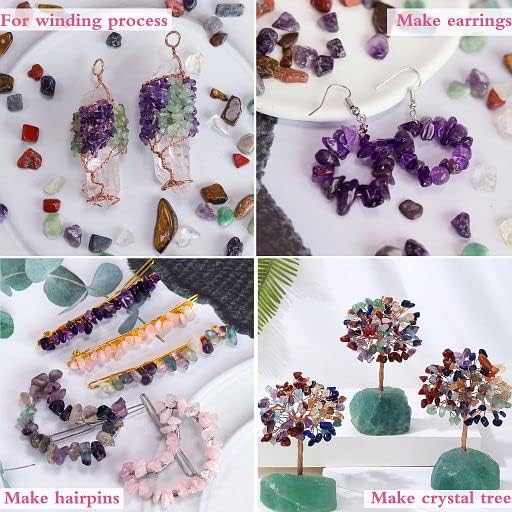 YATOJUZI Lapis Lazuli Aquarium Gravel Rocks Bulk Wholesale Tumbled Crystals Stones Chips Crushed Reiki Energy Balancing Gemstones for Planters Vase Filler Fountain Fish Tank Potted Decor 0.44LB