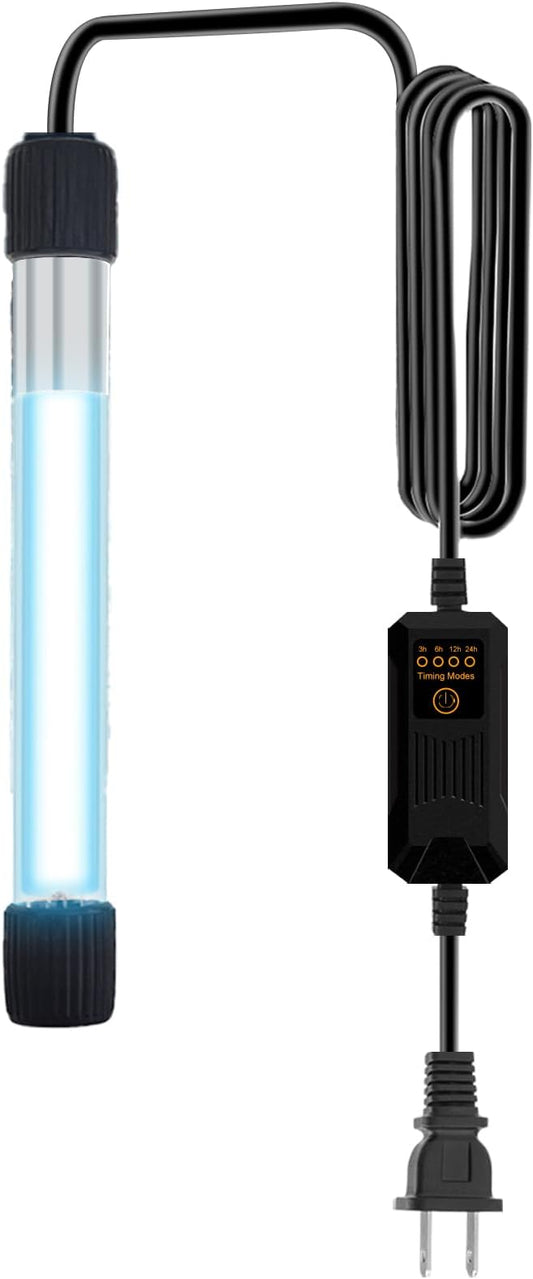 AquaMiracle Replacement Light Bulb for Aquarium Filter, Fish Tank Filter Replacement Parts, Including 1 x 5W Light Bulb with Timer