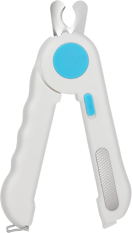 Cat Dog Pet Nail Clippers with Light, Llluminates Cat Dog Nails or Bloodline,Safety Pet Nail Clipper for Dogs, Cats, Rabbits Sharp No Nail Splitting