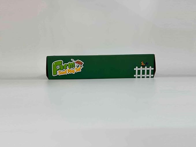 FRUSE Play Sand Farm Toys,Sensory Bins for Toddlers with 2.2lbs Sensory Play Sand,Farm Figures & Tractor Playset,Sandbox Toys for Kids 3 4 5 6 7