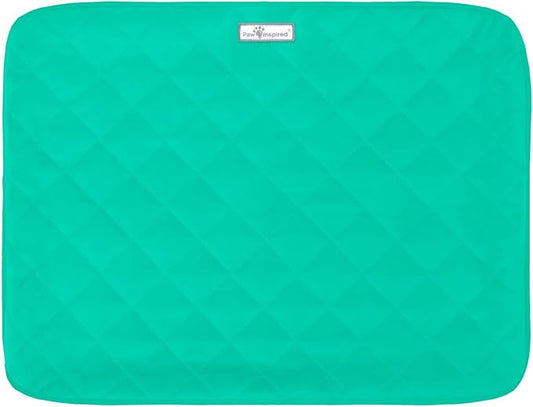 Paw Inspired Fitted Fleece Liner for Ferret Nation, Critter Nation Cage for Ferrets, Rats, Chinchillas, Hedgehogs & Other Small Animals (Green, Shelf Liner)