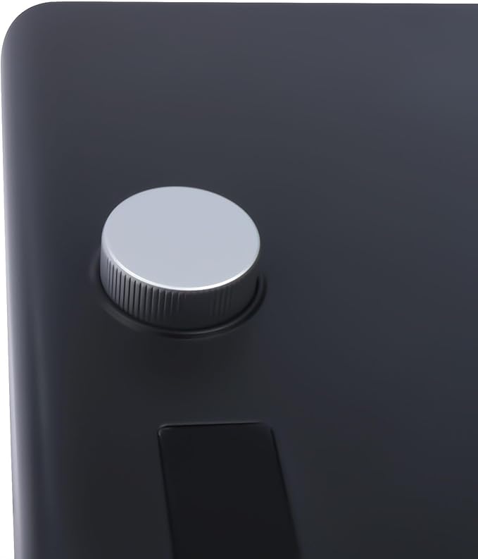 1.5 Gallon Fish Tank Starter Kits, Low Noise Betta Fish Tank with Fil-TER LED Light Submersible Pu-mp, Glass Small Fish Tank Smart Aquarium kit with Dimmer Button Water Temperature Display