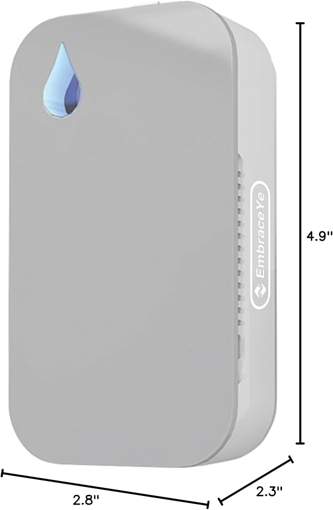 【FILTERLESS NEGATIVE ION AIR IONIZER FOR HOME PLUG IN】- Portable Air Purifier - Filtration System for Home, Office, Kitchen - Night Light & Odor Proof Feature - Anti Charcoal Purifier