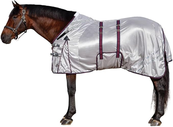 Dura-Tech RipGuard Adjusta-Fit Horse Fly Sheets | Self-Repairing Durability | Enhanced UV & Insect Protection | Ideal for All Horse Breeds