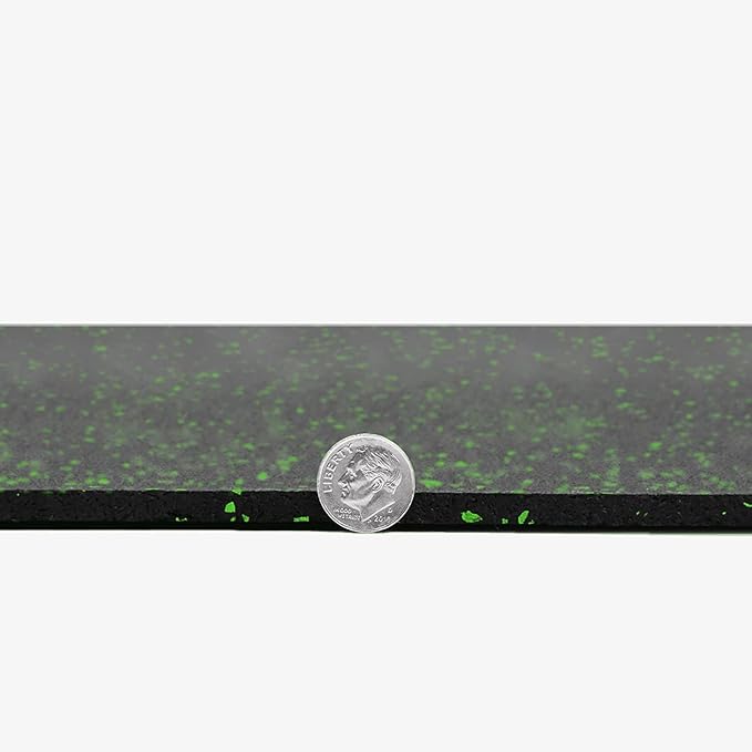 Flooring Inc's 1/4" Thick Tough Rubber Flooring Roll | Flexible Recycled Rubber Floor Mats for Home Gym | Heavy Duty Rubber Mat for Home Gyms, Sheds, Horse Stall Mat or Trailer