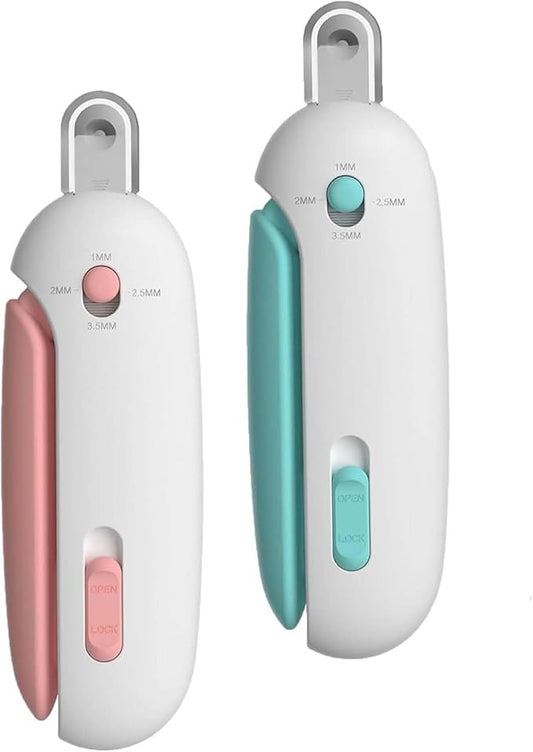 Celery Pets Nail Clippers, 2Pcs Adjustable Claw Clippers for Cats, Safe Pet Claw Clipper Grooming Tool for Small & Large Cat & Dog