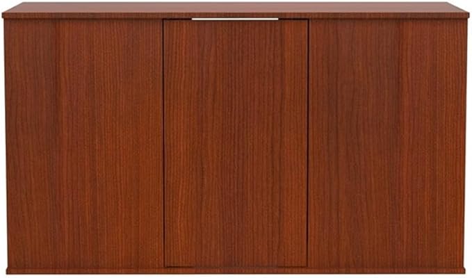 Pemberly Row Engineered Wood 75/90 Gallon Serene Cherry Upright Aquarium Stand