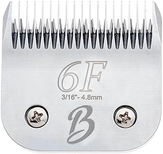 Detachable A Series 6f Blade Dog Grooming Cuts Length 3/16" - 4.8mm Japanese High Carbon Steel Dog Grooming Blade Supplies | Detachable Blade Clippers (Compatible A5 Series(B6F)