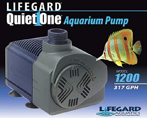 Quiet One Lifegard Aquarium Pump, 317-Gallon Per Hour