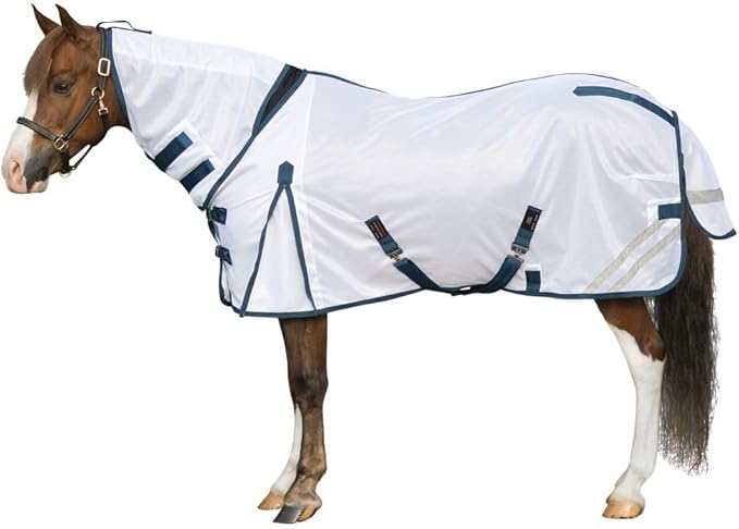Schneiders Soft Interlock Mesh II Horse Fly Sheets | Superior UV & Insect Protection | Versatile Euro Fit Option | Reflective Safety Design