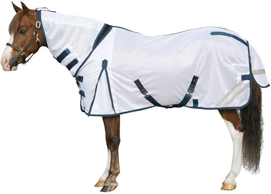 Schneiders Soft Interlock Mesh II Horse Fly Sheets | Superior UV & Insect Protection | Versatile Euro Fit Option | Reflective Safety Design